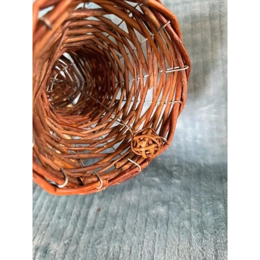 Rustic Grapevine Wicker Hanging Bell Farmhouse Decoration